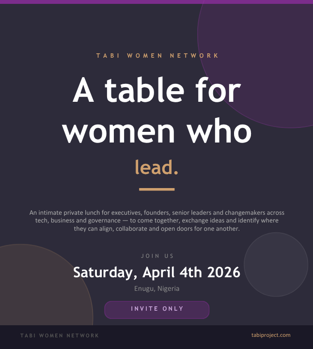 Tabi Women Network | Private Lunch — Enugu